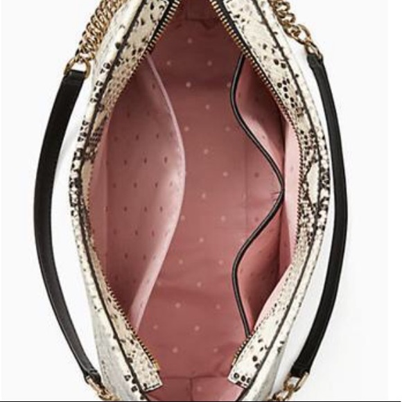 Emerson Snake Lorie cement black Kate spade emboss - Picture 3 of 8